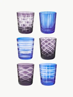 Waterglazen Cobalt, 6-delig^Pols Potten Online