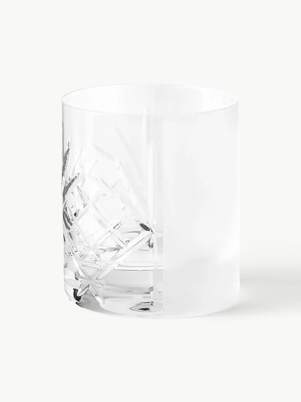 Waterglazen Intagli met reliëf, 6 stuks^knIndustrie Fashion