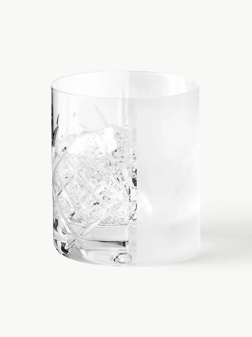 Waterglazen Intagli met reliëf, 6 stuks^knIndustrie Fashion