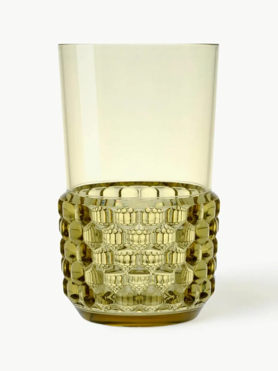 Waterglazen Jellies met structuurpatroon, 4 stuks^Kartell Best