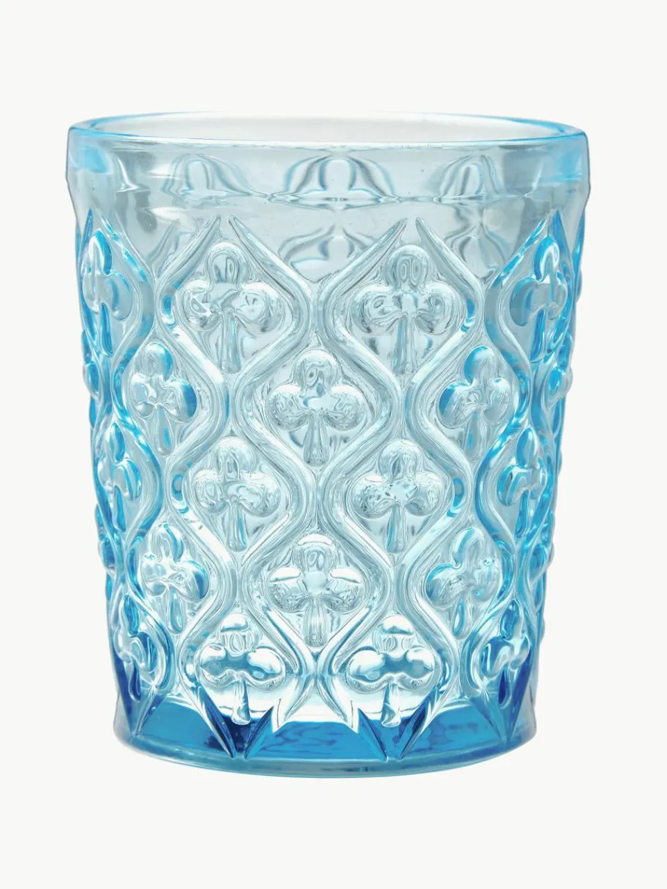 Waterglazen Marrakech met structuurpatroon, set van 6^Villa D'Este Home Tivoli Outlet