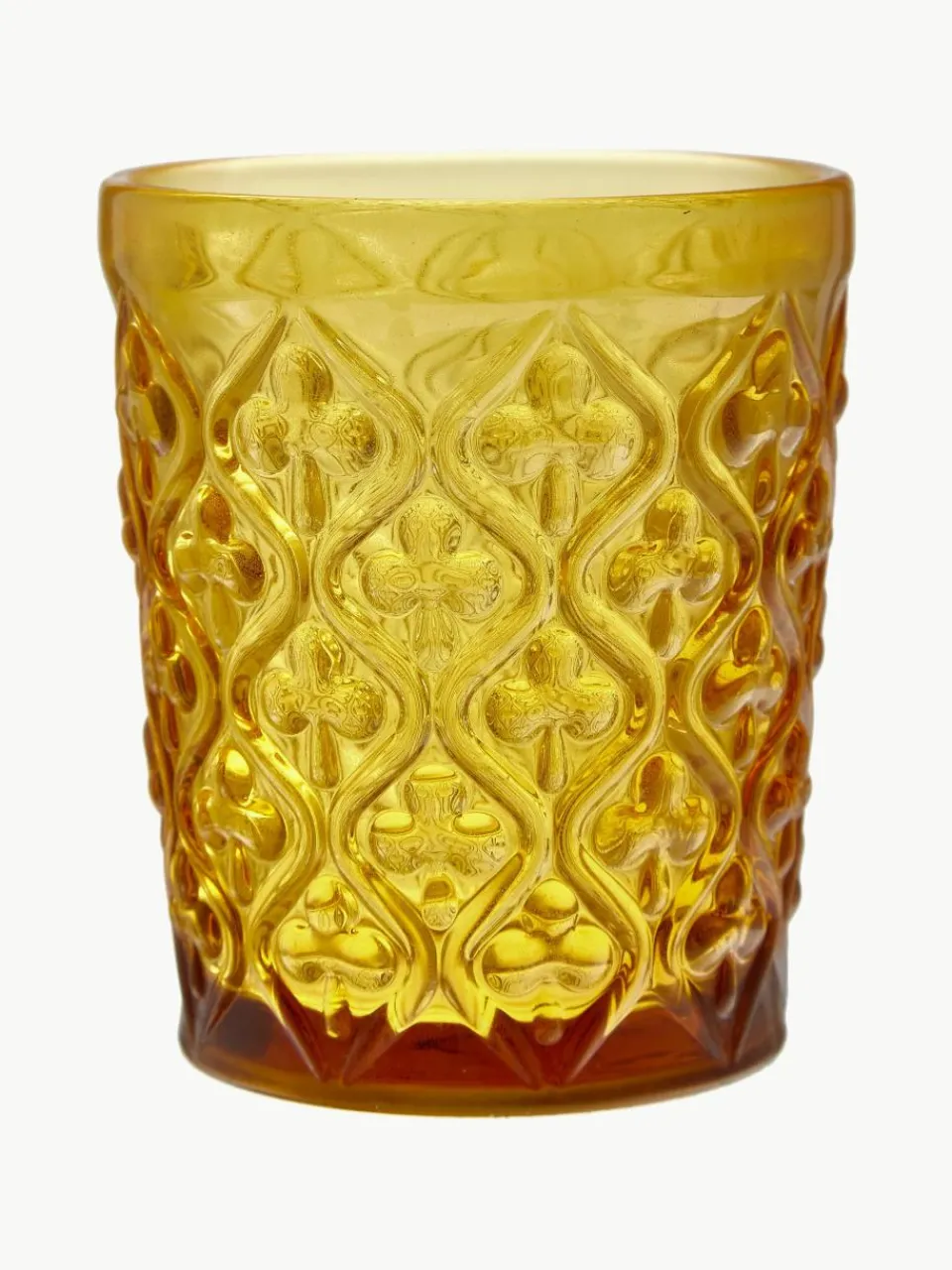 Waterglazen Marrakech met structuurpatroon, set van 6^Villa D'Este Home Tivoli Outlet