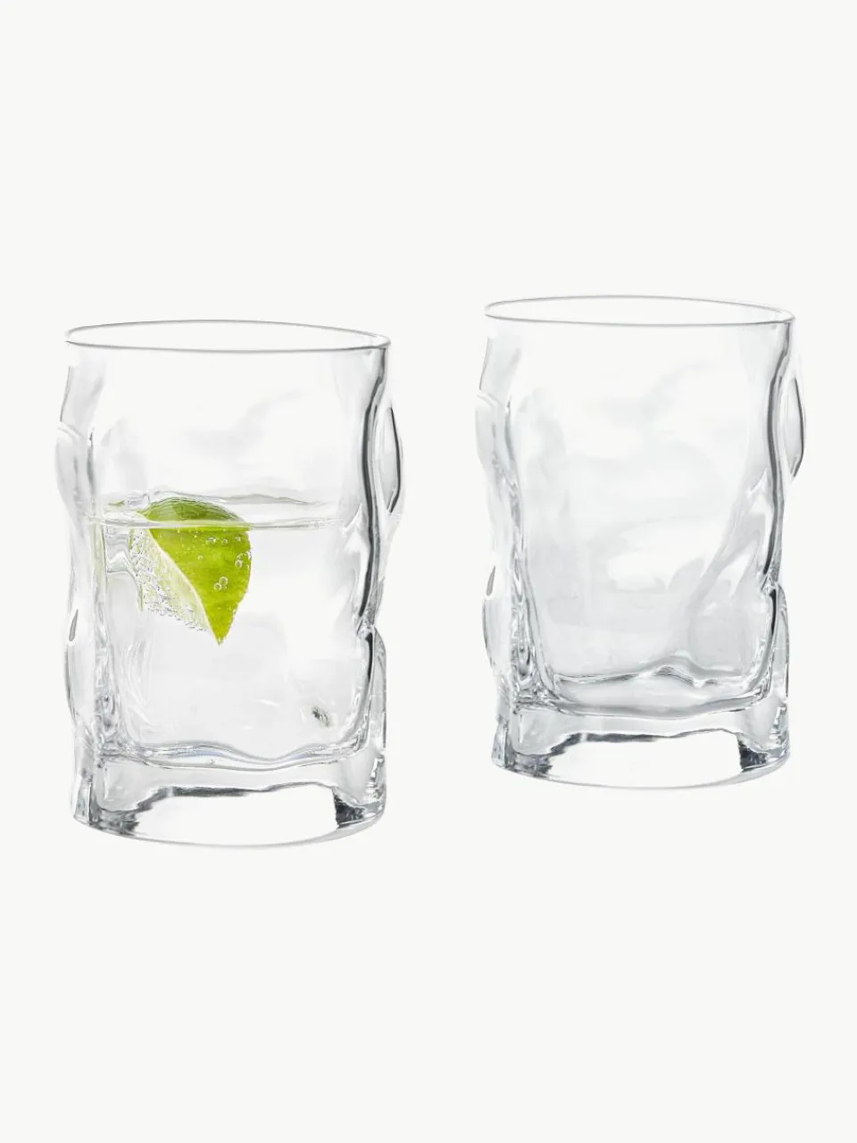 Waterglazen Sorgente in organische vorm, 6 stuks^Westwing Discount