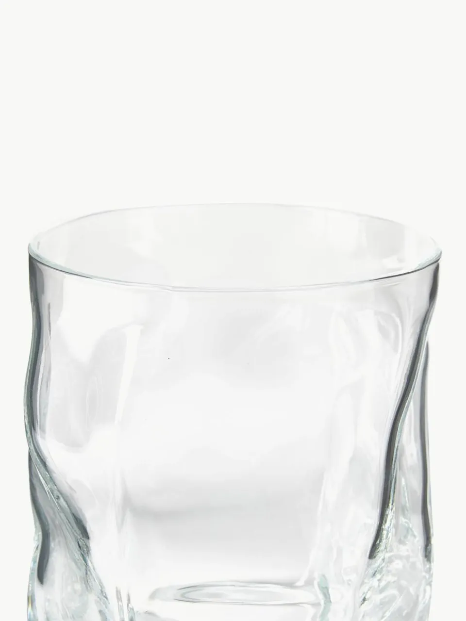 Waterglazen Sorgente in organische vorm, 6 stuks^Westwing Best