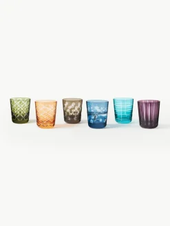 Waterglazenset Cuttings, set van 6^Pols Potten Discount