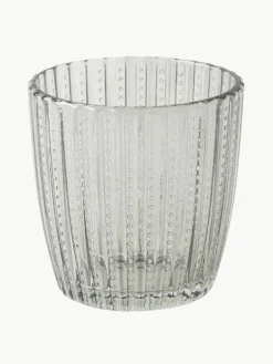 Waxinelichthouder Marilu van glas, set van 4^Westwing Fashion
