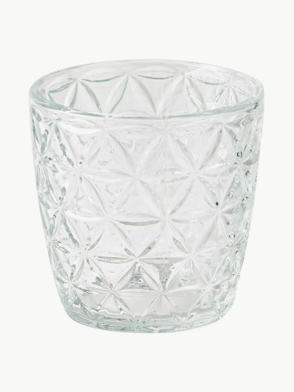 Waxinelichthouder Marilu van glas, set van 4^Westwing Best