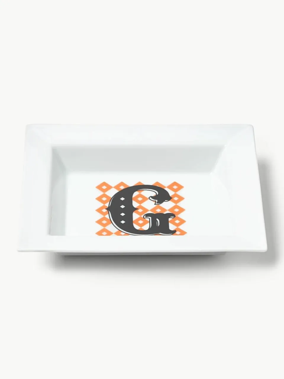 x MEISSEN, handemaakte vide-poche initialen met decoratie^Westwing Collection New