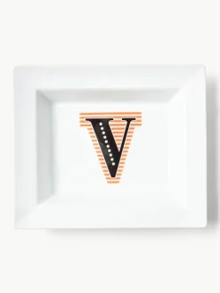 x MEISSEN, handgemaakte ide-poche initialen met decoratie^Westwing Collection New