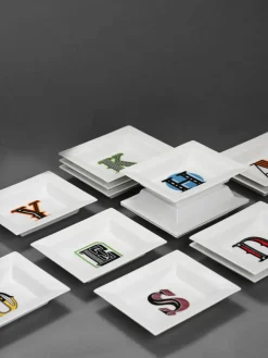 x MEISSEN, handgemaakte vide-poche initialen met decoratie^Westwing Collection Clearance