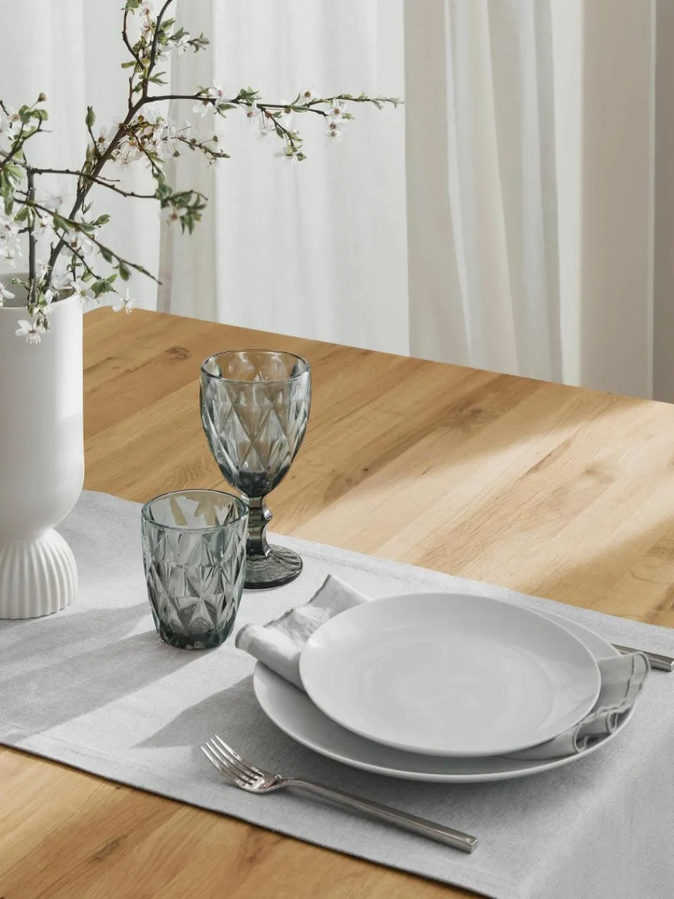 Wijnglazen Colorado met structuurpatroon, 4 stuks^Westwing Collection New