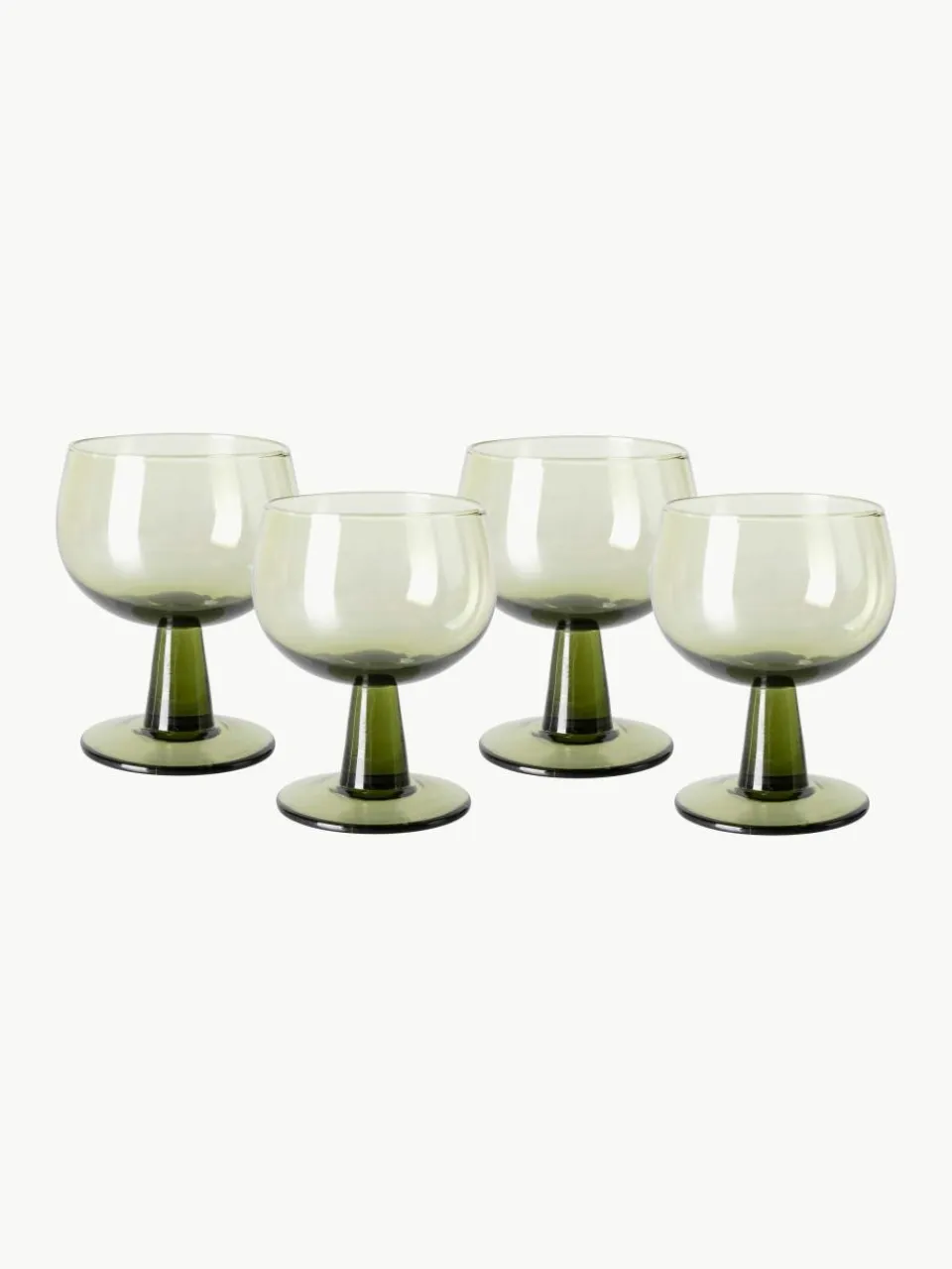 Wijnglazen The Emeralds, 4 stuks^HKLIVING Fashion