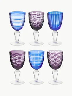Wijnglazenset Cobalt, 6-delig^Pols Potten Outlet