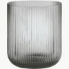 Windlicht Ven met groefreliëf van glas, H 16 cm^blomus Hot