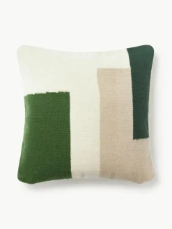 Wollen kussenhoes Aylin met abstracte decoratie^Westwing Collection Clearance