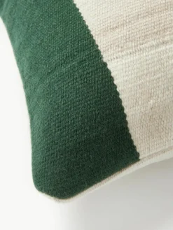 Wollen kussenhoes Aylin met abstracte decoratie^Westwing Collection Clearance