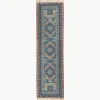 Wollen loper Arsam met sierpatroon en franjes^Bloomingville Hot