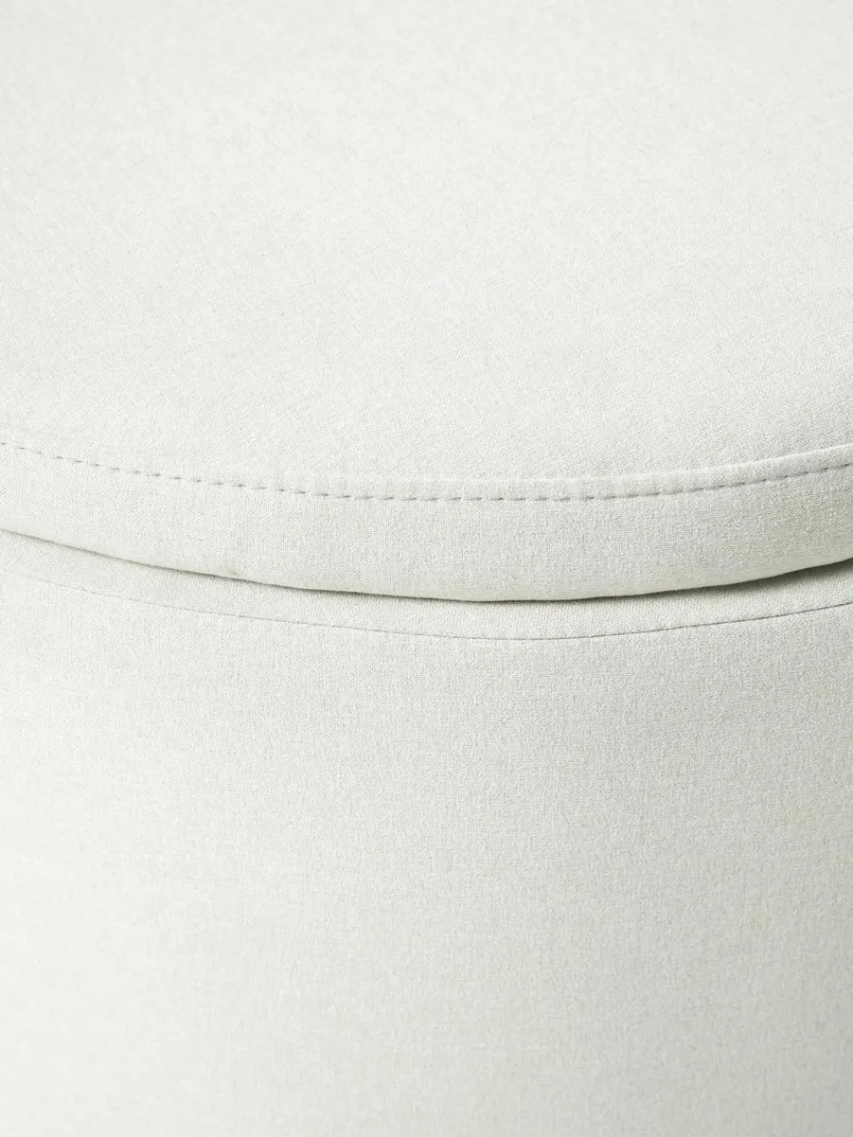XL beklede poef Alida met opbergruimte^Westwing Collection Fashion