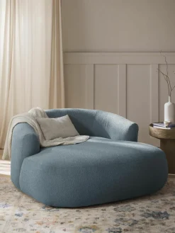 XL bouclé loungefauteuil Sofia^Westwing Collection Fashion