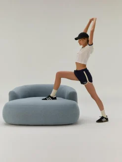 XL bouclé loungefauteuil Sofia^Westwing Collection Fashion