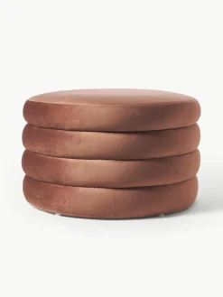 XL fluwelen poef Alto met opbergruimte^Westwing Collection Online