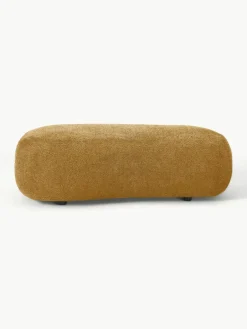 XL poef Alba van teddy bouclé^Westwing Collection Clearance