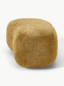XL poef Alba van teddy bouclé^Westwing Collection Clearance