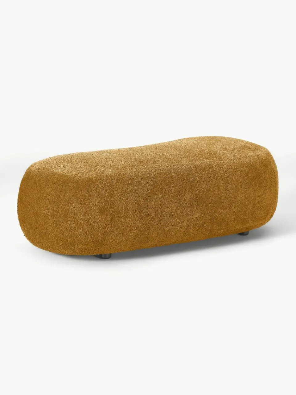 XL poef Alba van teddy bouclé^Westwing Collection Clearance