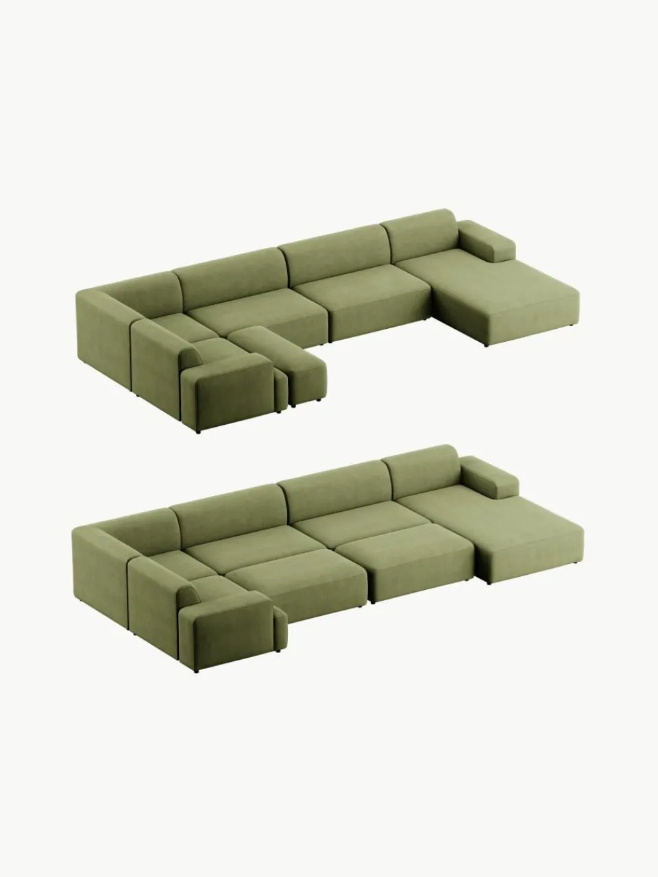 XL U-bank Melva van corduroy^Westwing Collection Discount