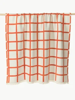 Zachte geruite plaid Edison met franjes^Westwing Collection Outlet