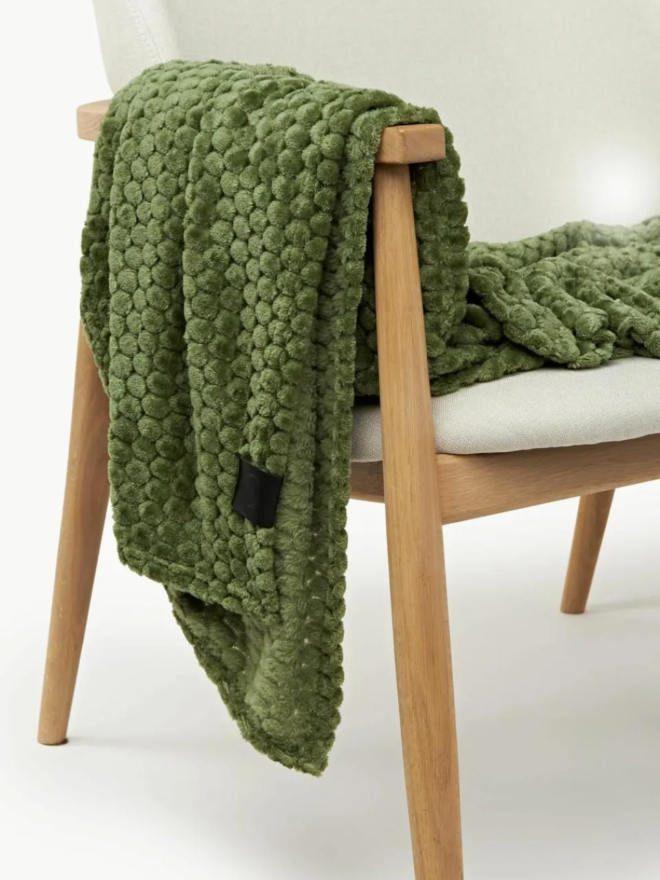 Zachte plaid Maja met gestructureerd oppervlak^Sagaform Clearance