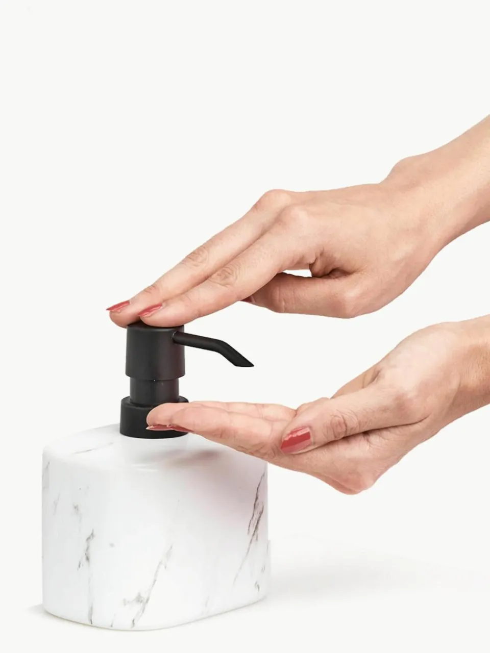 Zeepdispenser Marble van keramiek^Westwing Sale