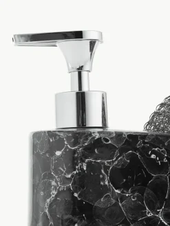 Zeepdispenserset Bubble in marmerlook, set van 2^ANDREA HOUSE Outlet