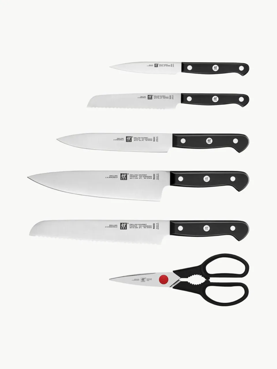 Zelfslijpende messenblok Gourmet met 5 messen en 1 schaar^ZWILLING Sale