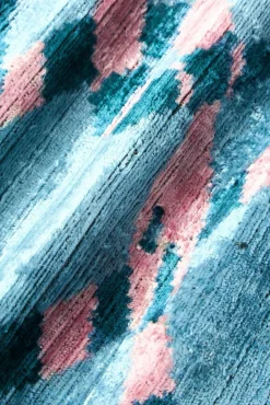 Zijden fluwelen kussenhoes Velvety met abstract patroon^Westwing Best