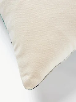 Zijden fluwelen kussenhoes Velvety met abstract patroon^Westwing Online