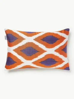 Zijden kussenhoes Silky met abstract patroon^Westwing Best