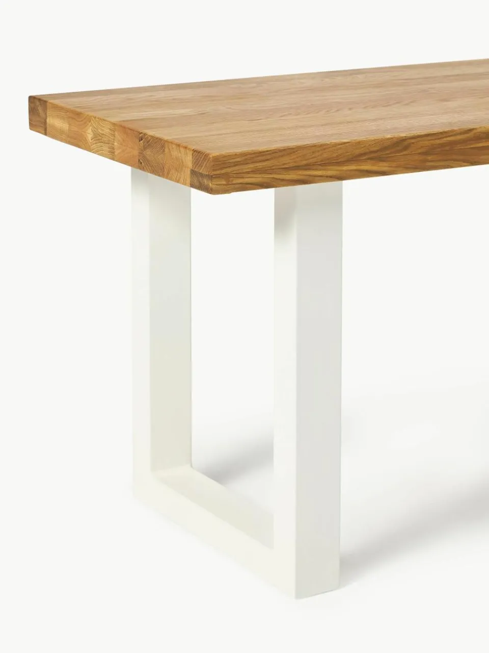 Zitbank Oliver van eikenhout, in verschillende formaten^Westwing Collection Fashion