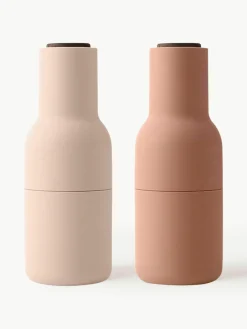 Zout- en pepermolen Bottle Grinder met walnootdeksel, set van 2^Audo Copenhagen New