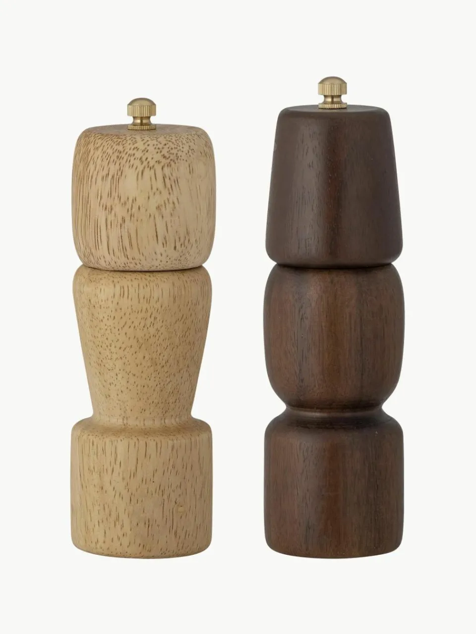 Zout- en pepermolen Sabri van hout, set van 2^Bloomingville Outlet