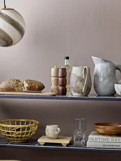 Zout- en pepermolen Sabri van hout, set van 2^Bloomingville Outlet